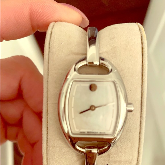 Women’s mother of Pearl Movado watch